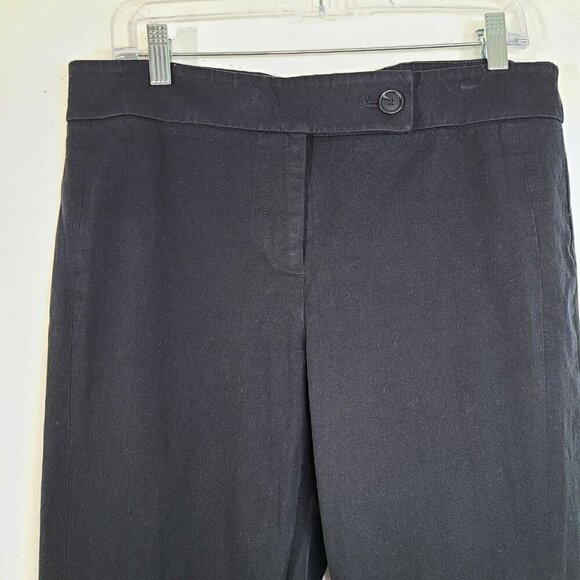 LOFT Julie Trousers Curvy Black Size 10 High Waist - Picture 5 of 8